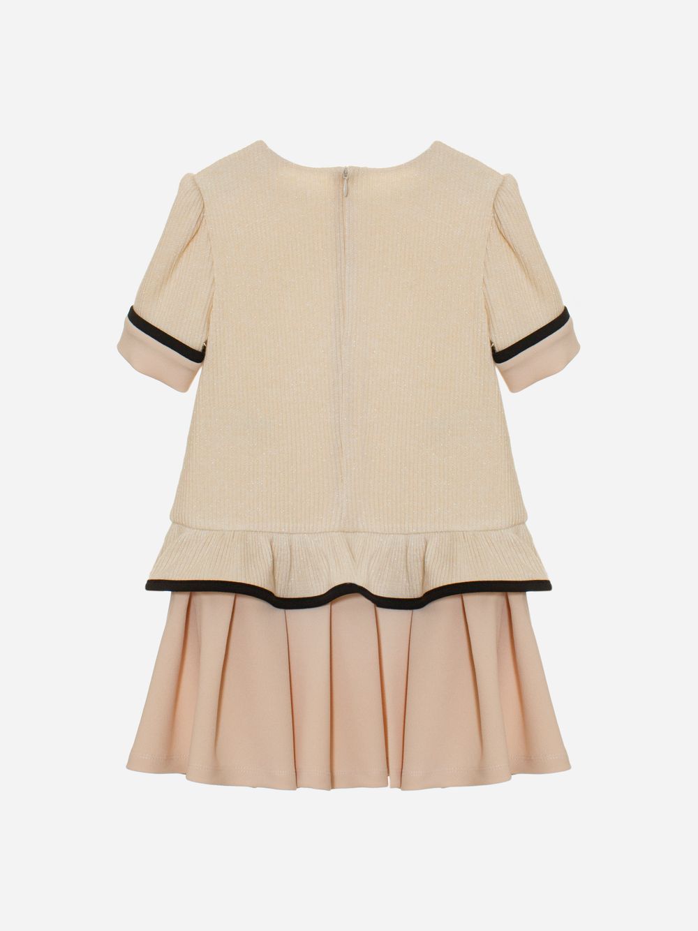 Ivory short sleeve dress