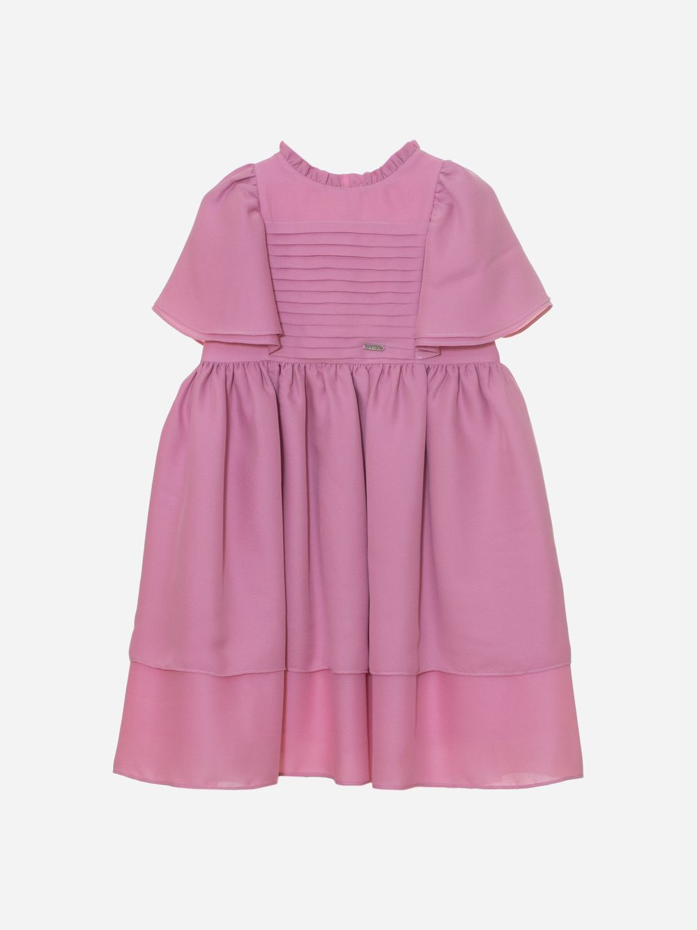 Pink chiffon dress