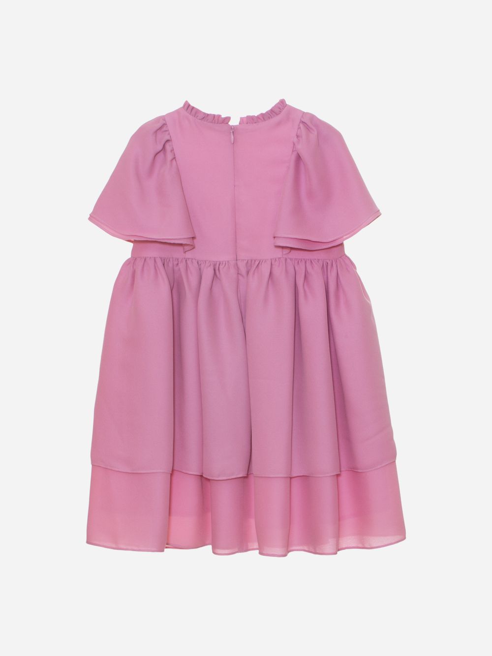 Pink chiffon dress
