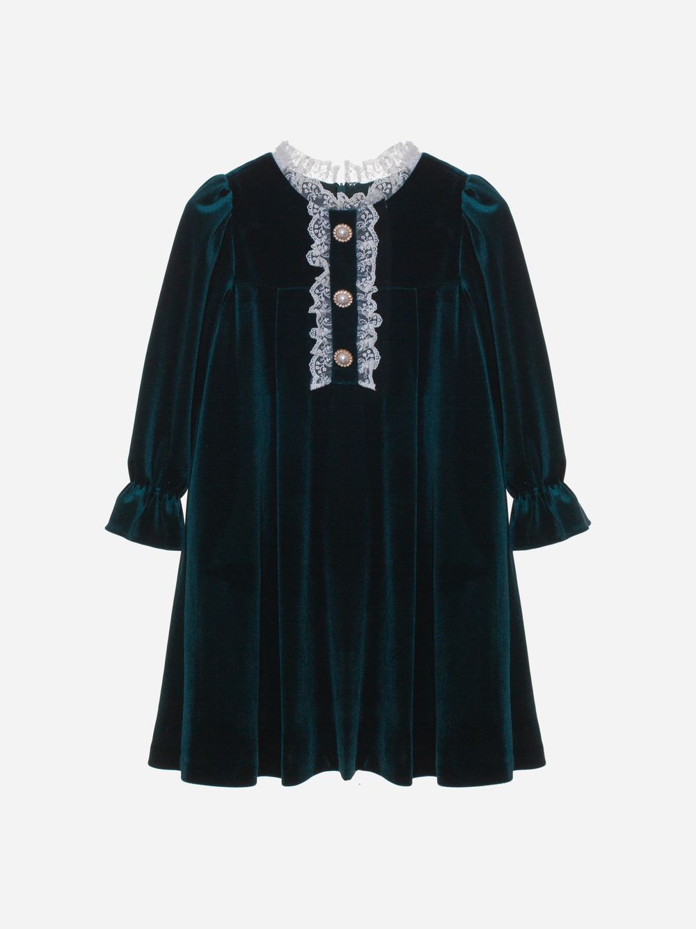 Dark Green velour dress