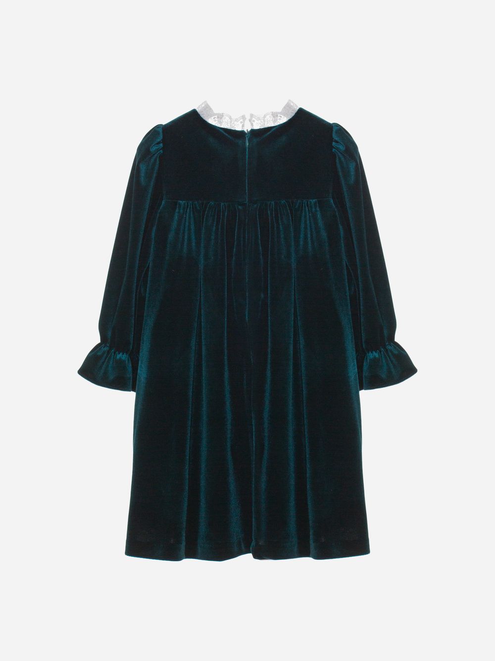 Dark Green velour dress