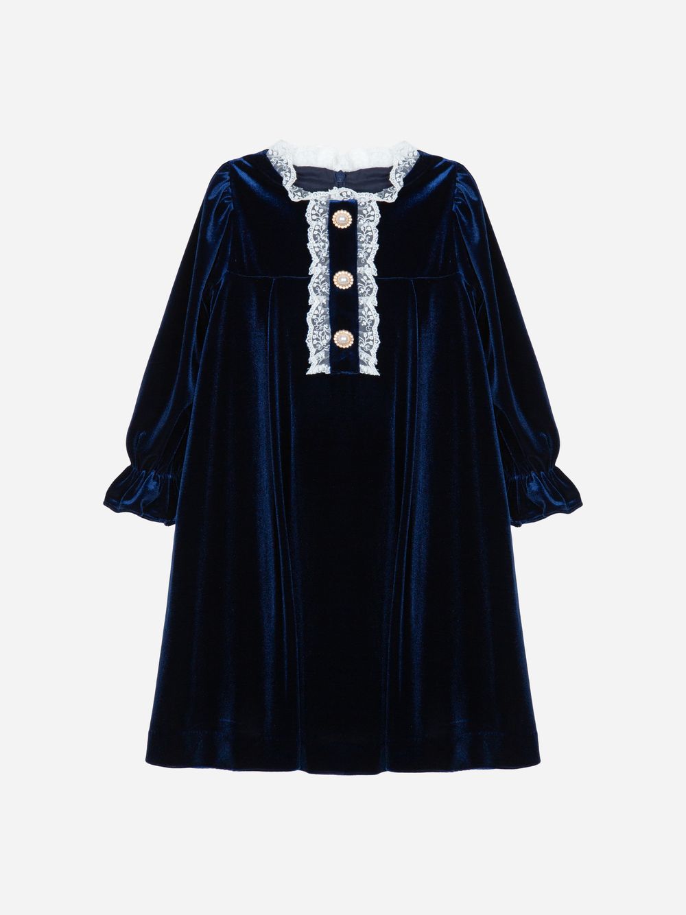Navy Blue velour dress