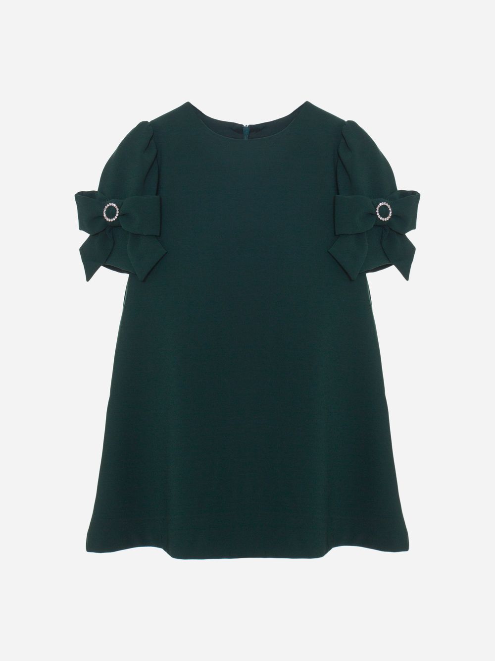 Dark Green crepe dress