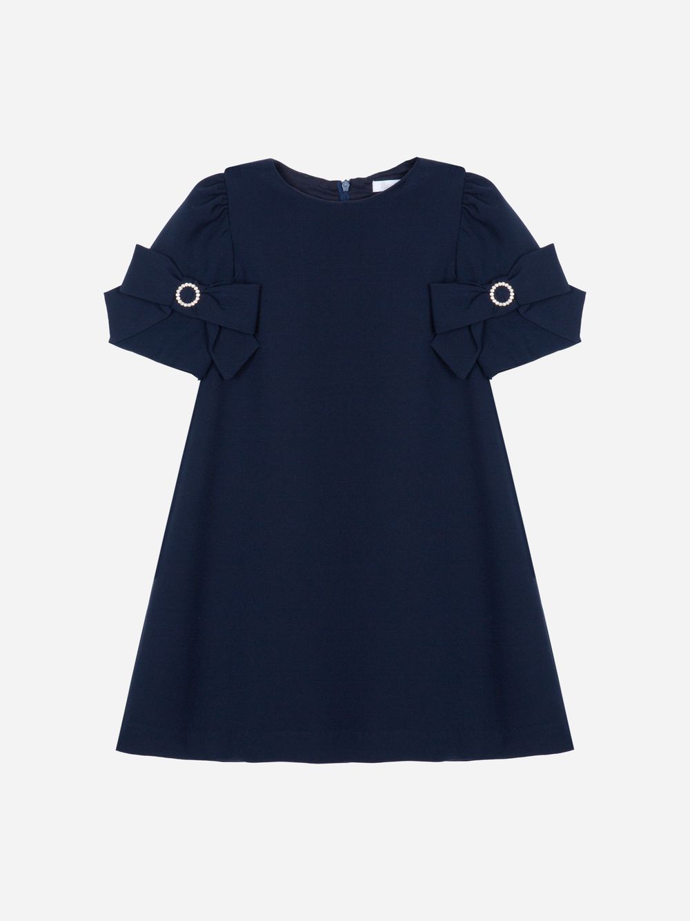 Navy Blue crepe dress