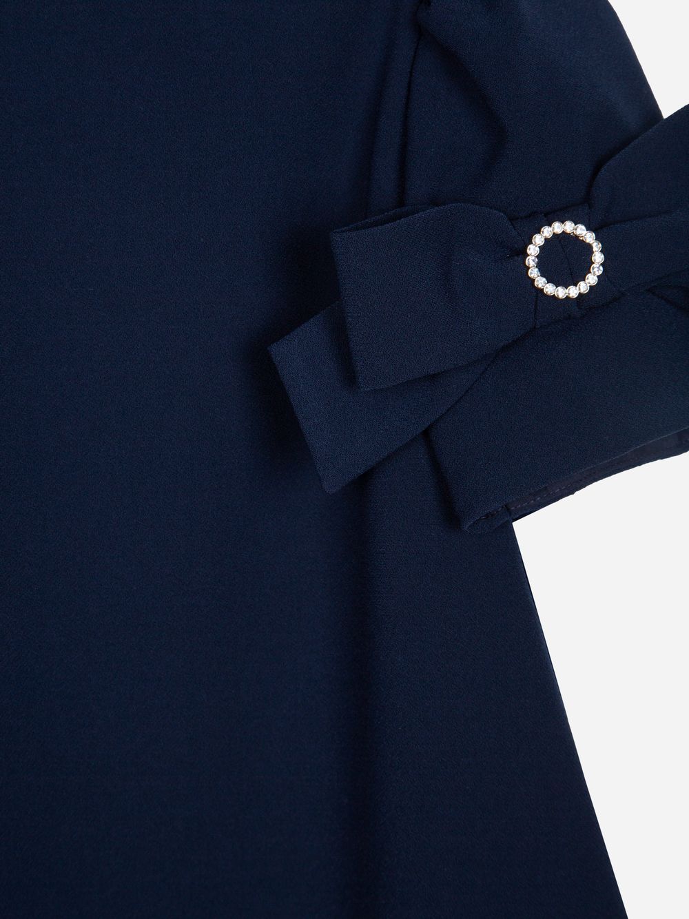 Navy Blue crepe dress