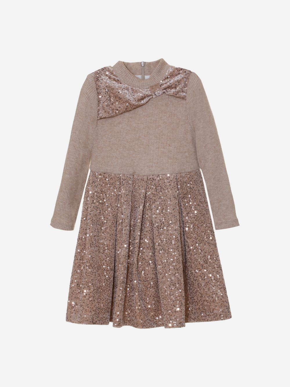 Gold sequins dress
