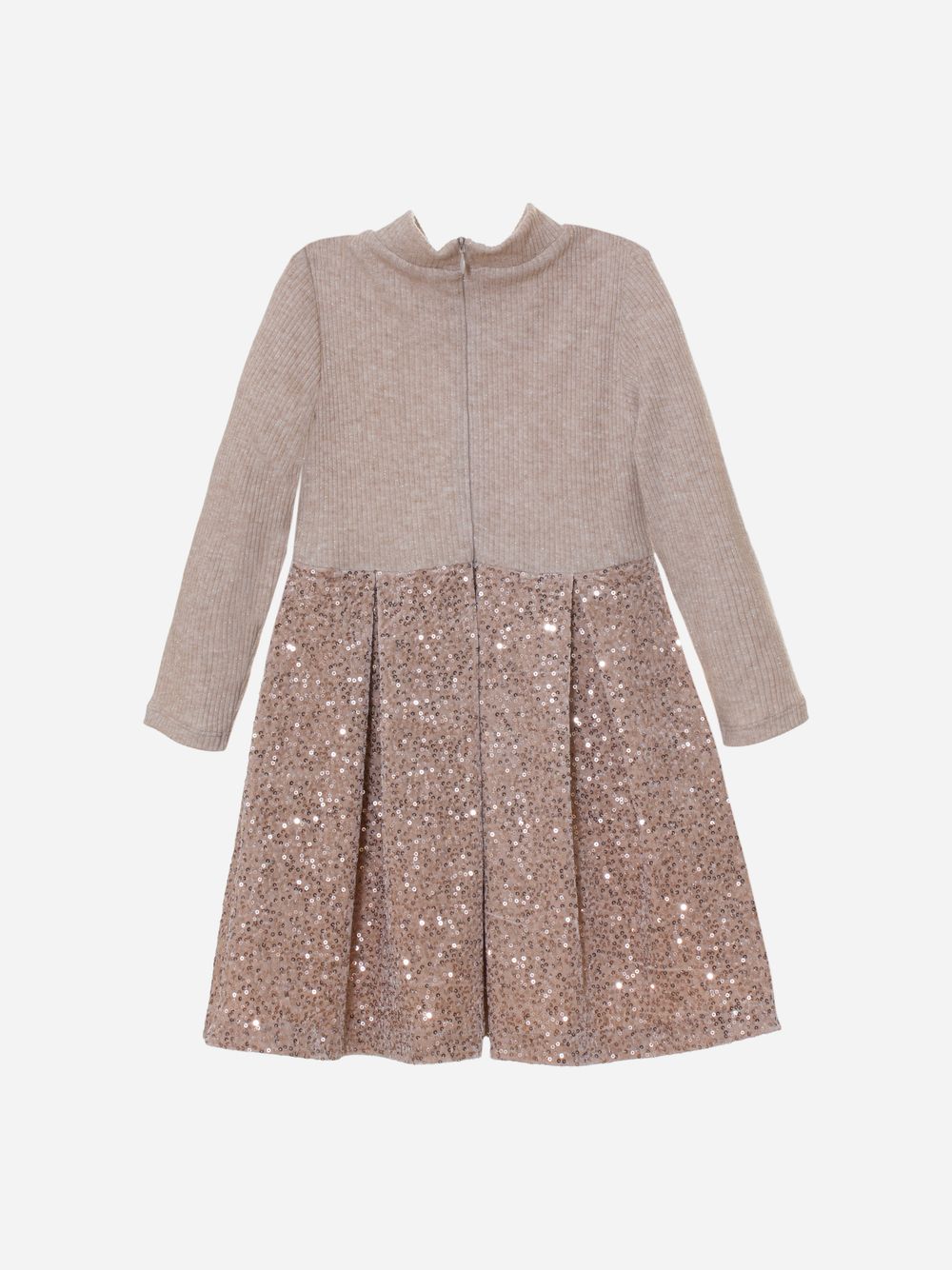 Gold sequins dress