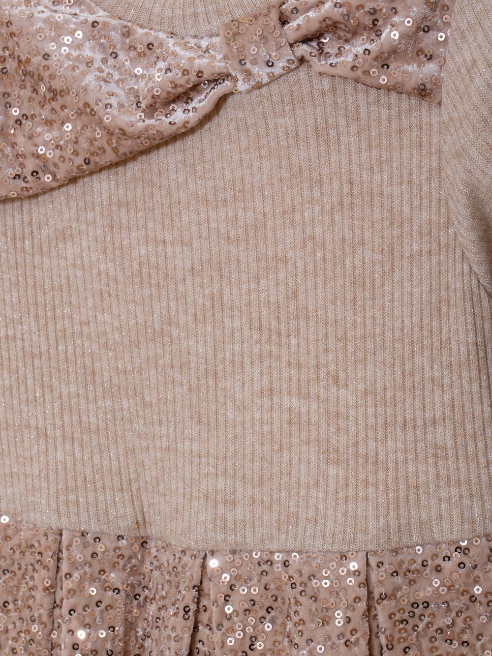 Gold sequins dress