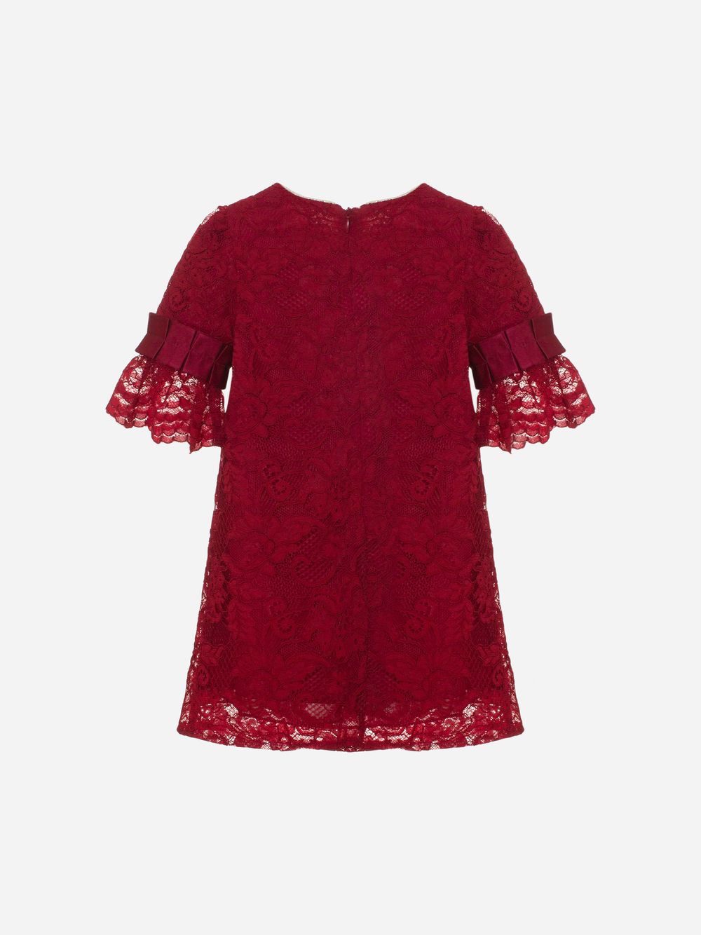 Burgundy lace dress