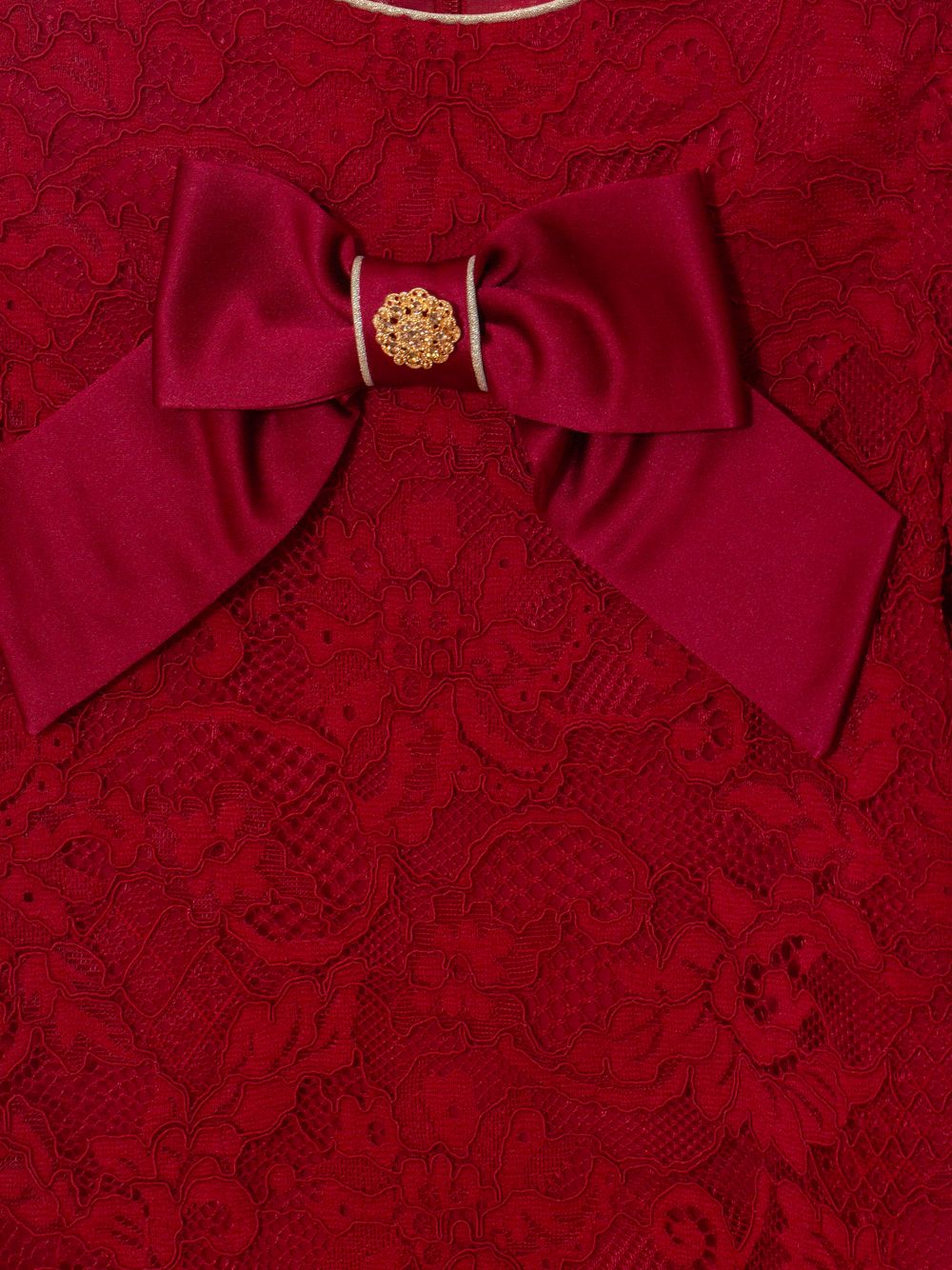 Burgundy lace dress