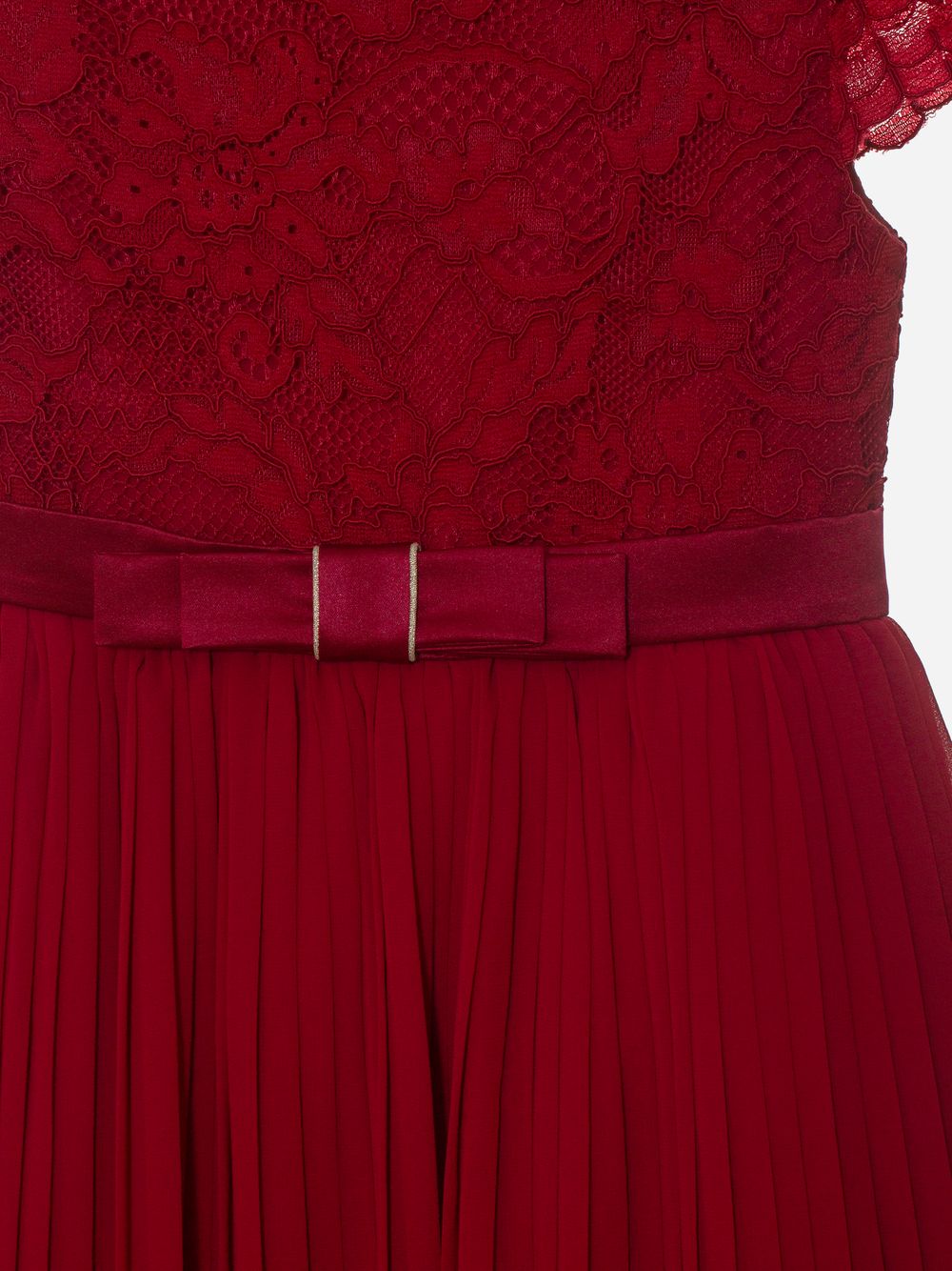 Cap sleeve burgundy dress