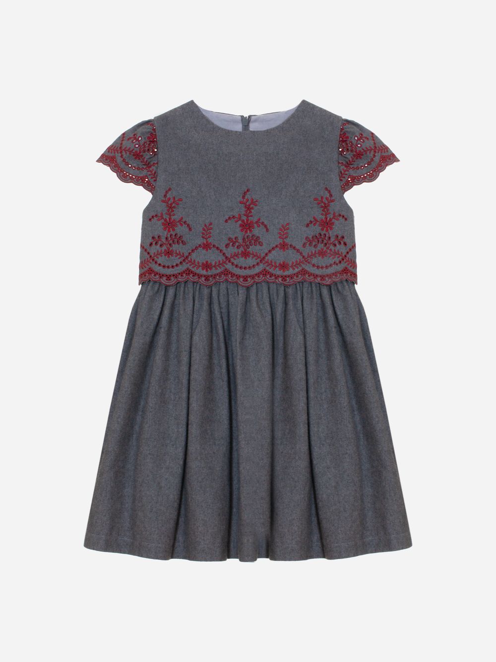 Melange grey dress