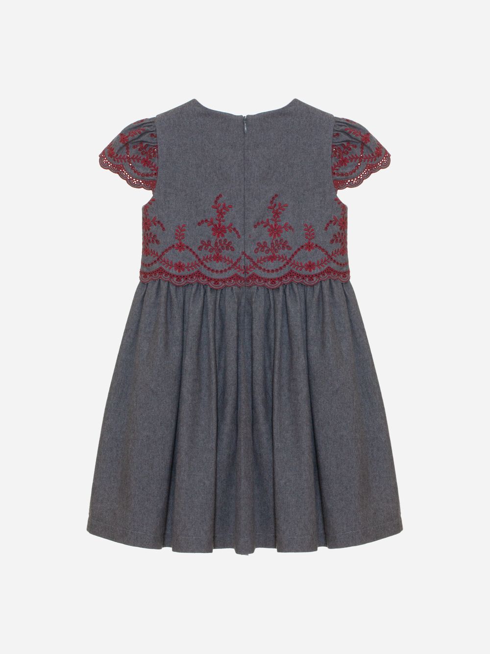 Melange grey dress