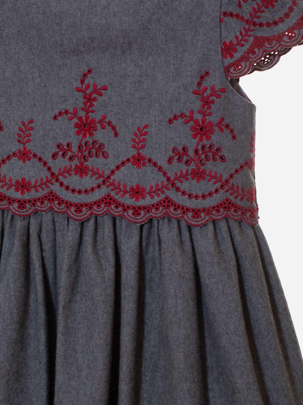 Melange grey dress