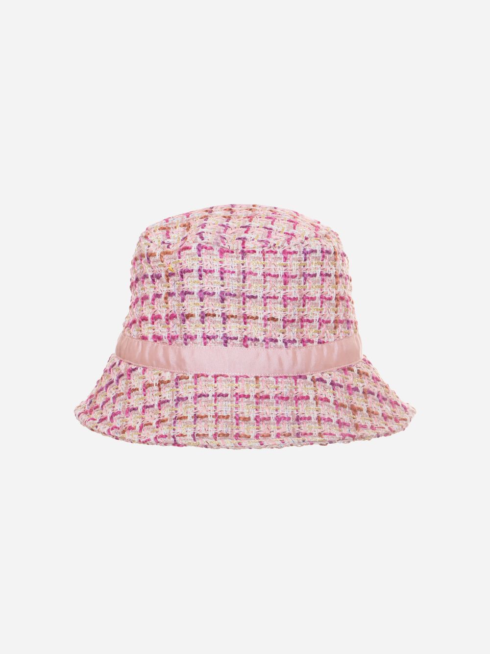Pink bucket hat