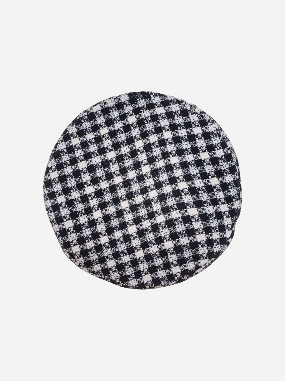 Houndstooth beret
