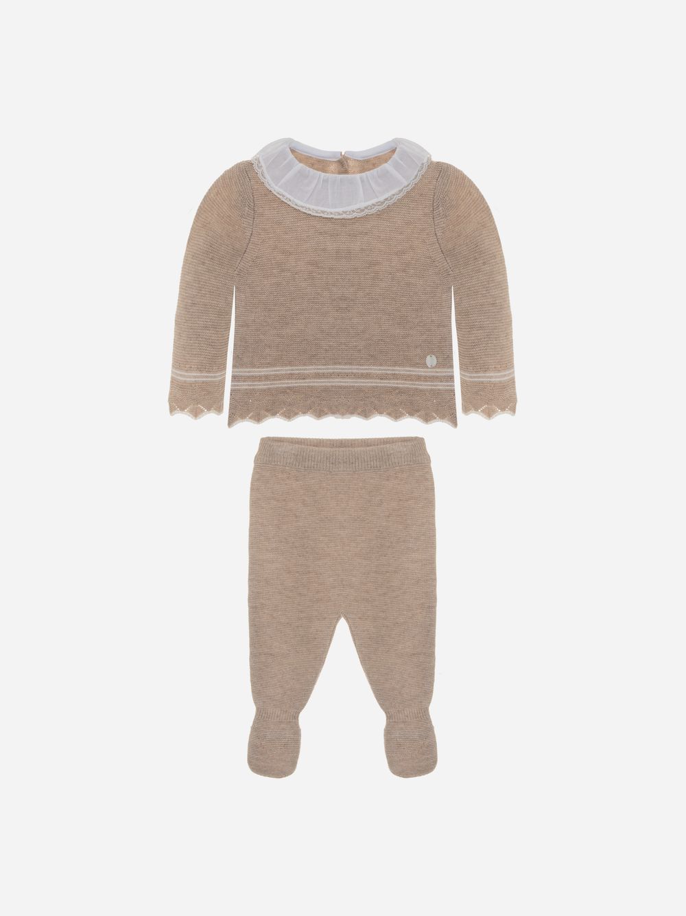 Beige Knit Set 