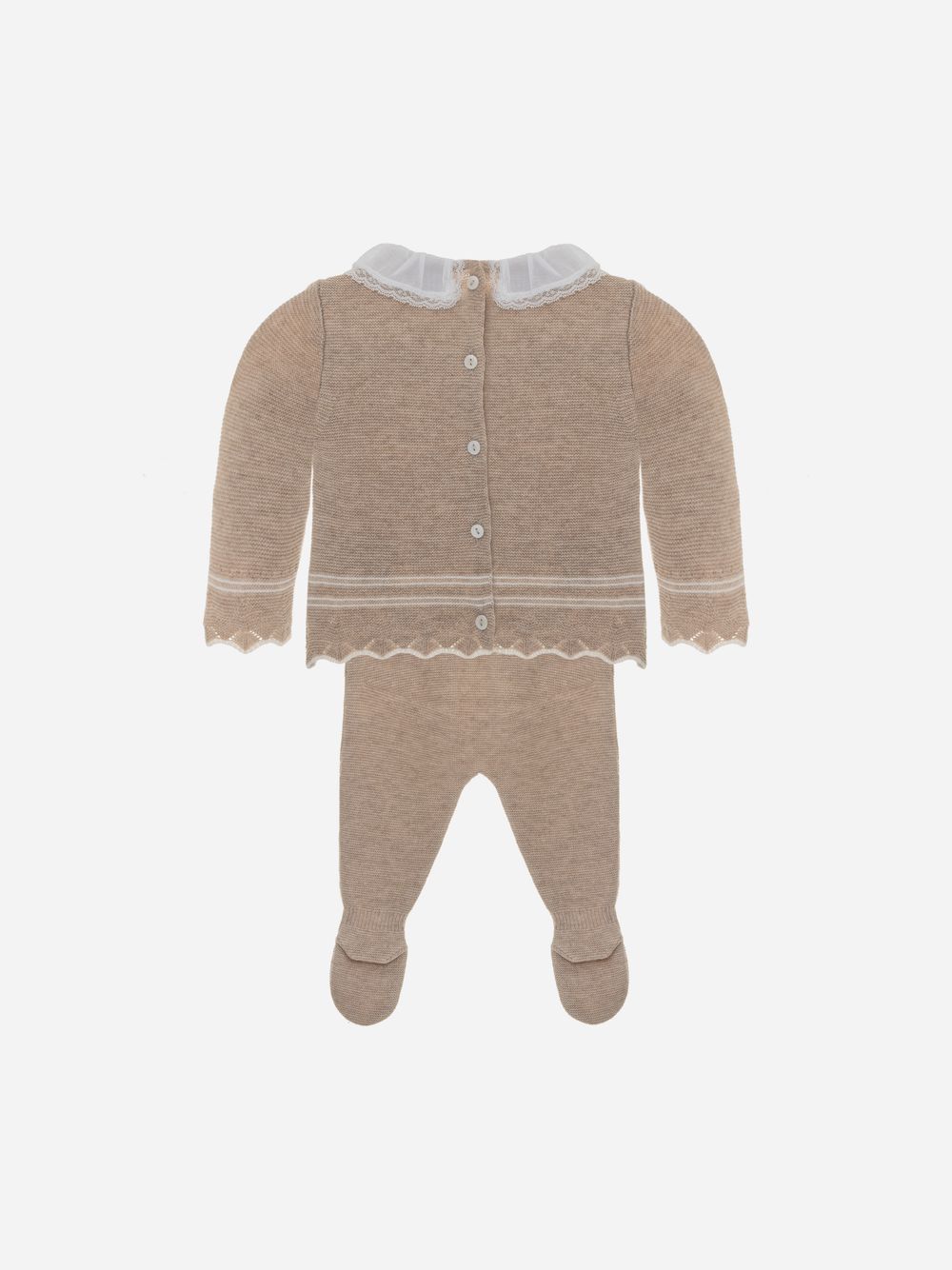 Beige Knit Set 