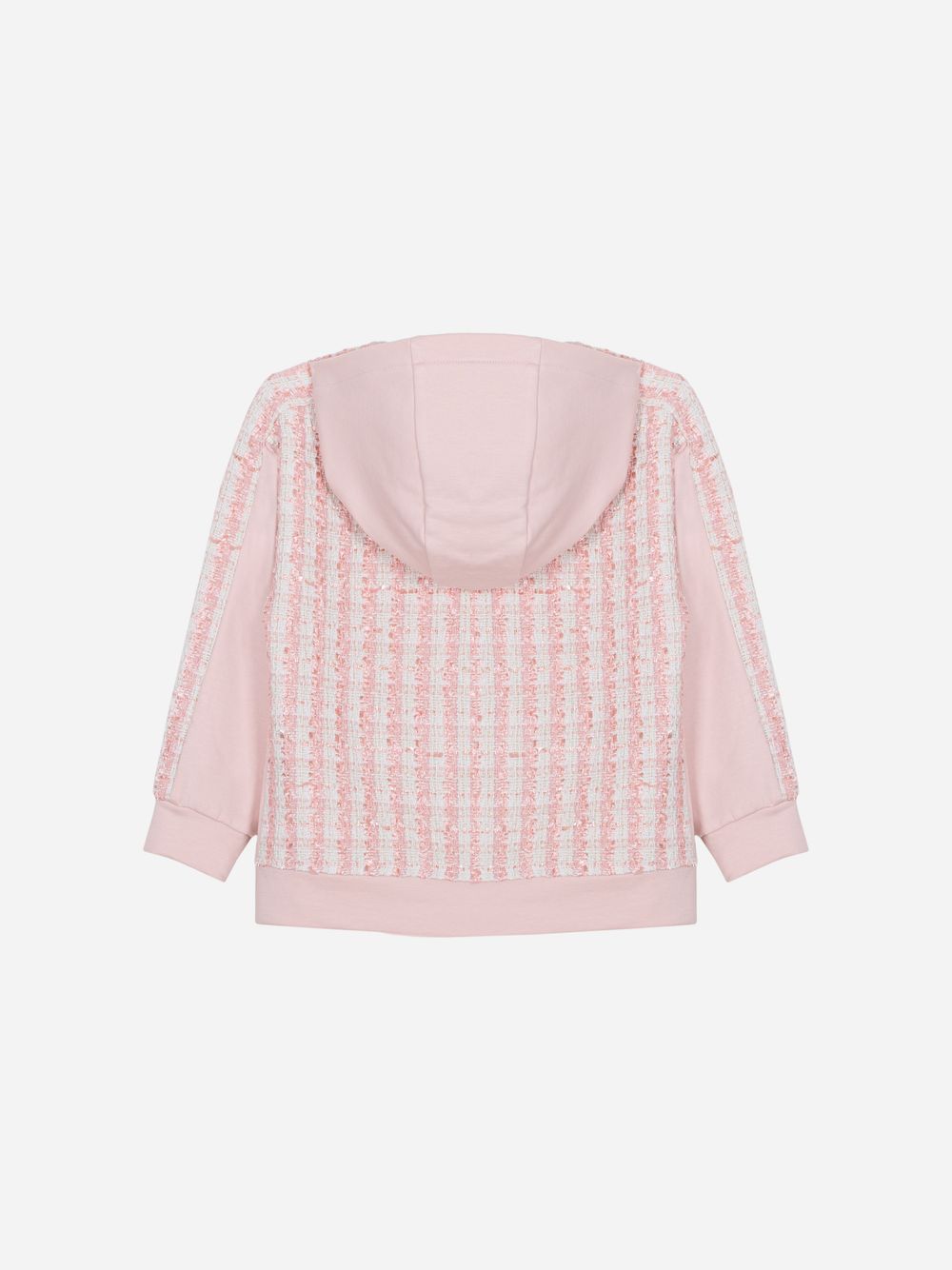 Pale pink hooded jacket