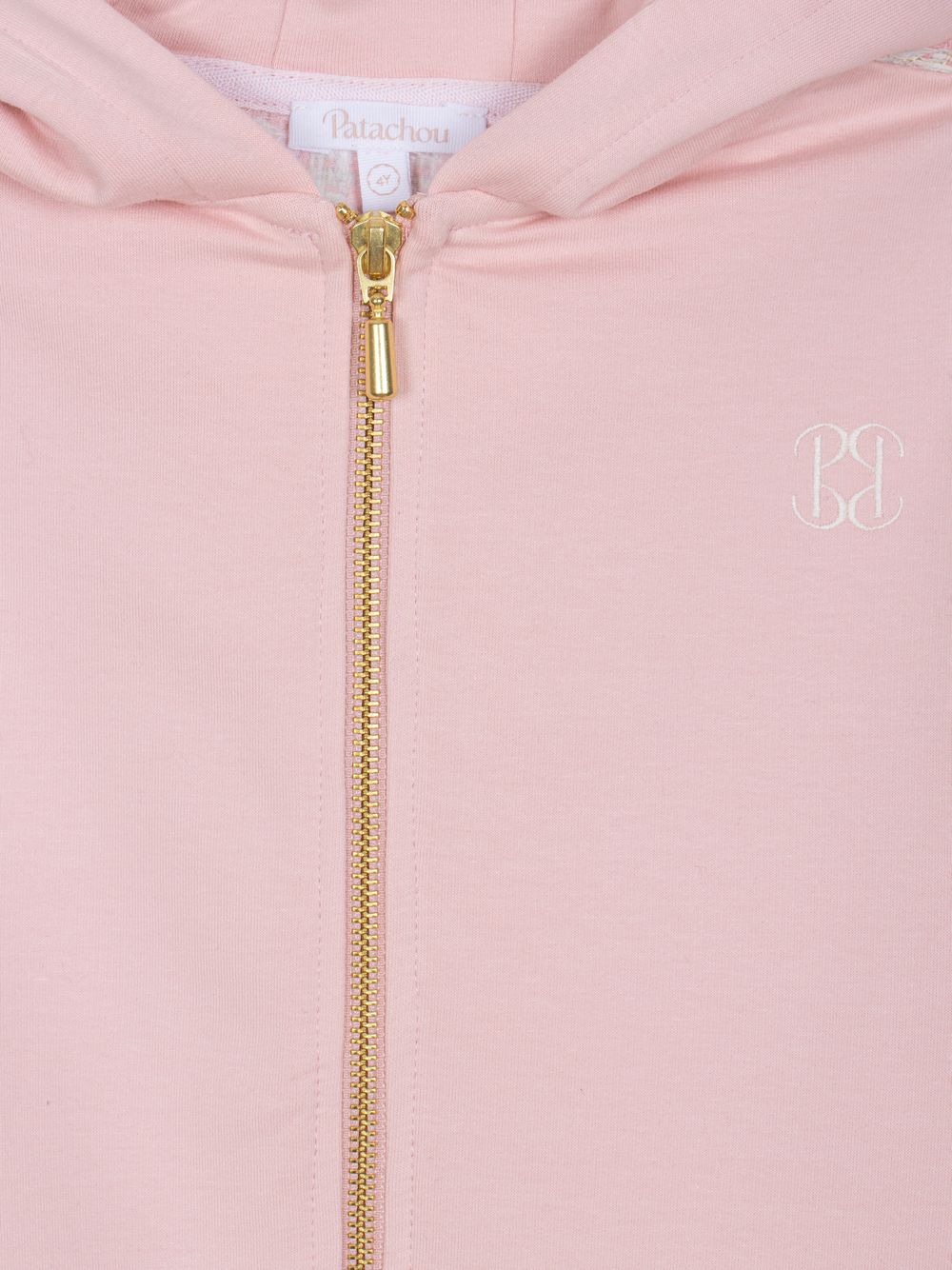 Pale pink hooded jacket
