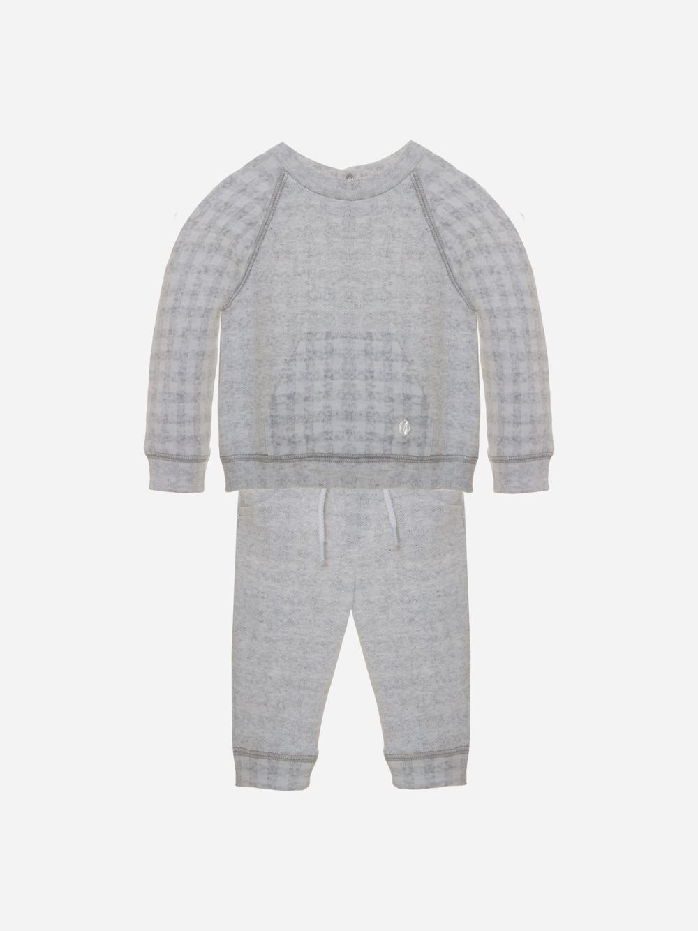 Grey and Check Jersey Set