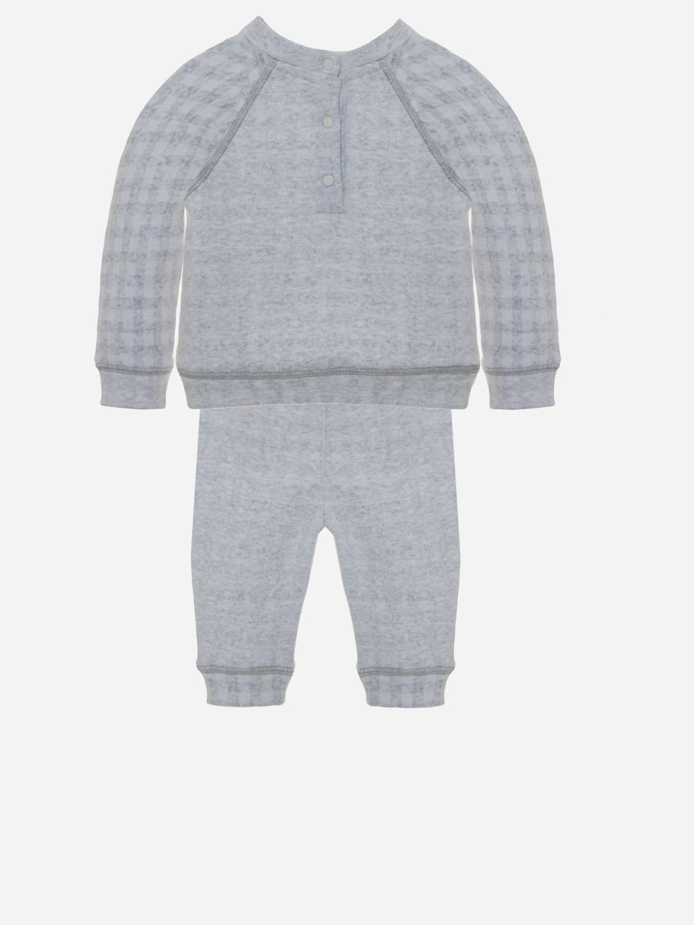 Grey and Check Jersey Set