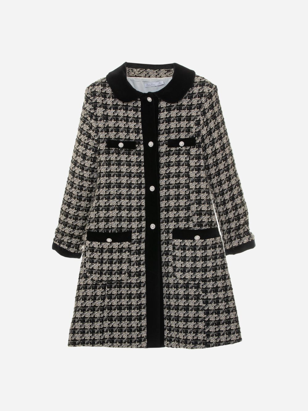 Black tweed coat