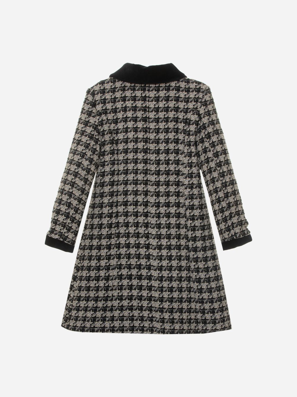 Black tweed coat
