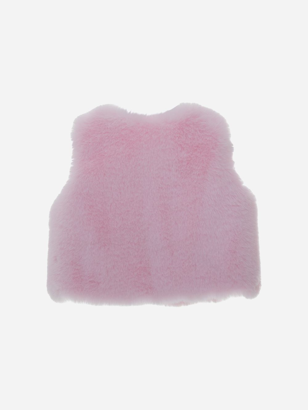 Pink Fur Vest