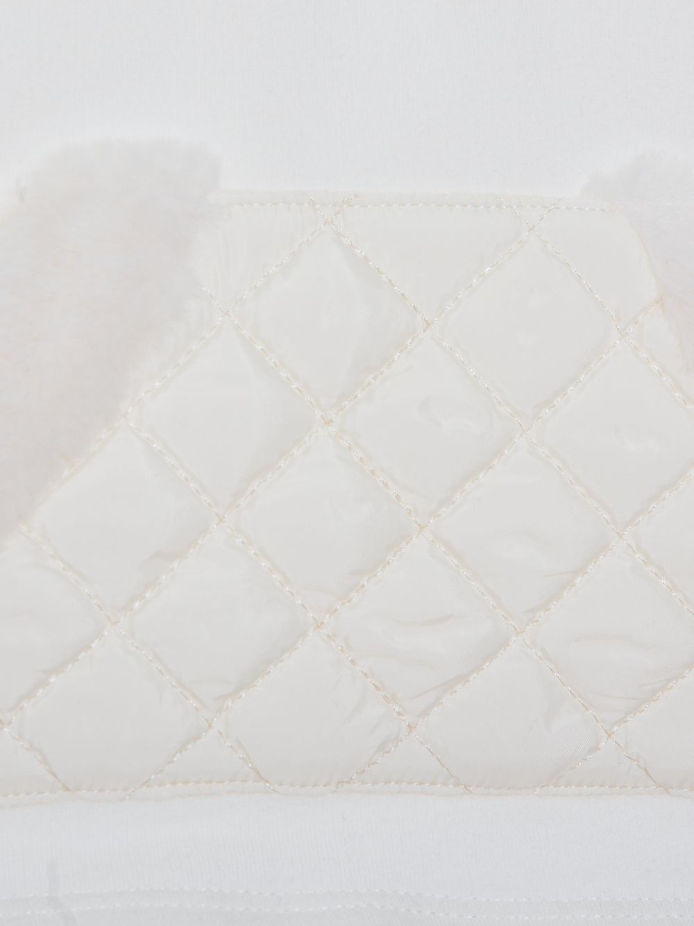 Ecru cotton fleece set