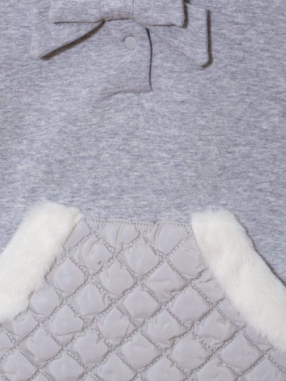 Grey cotton fleece set