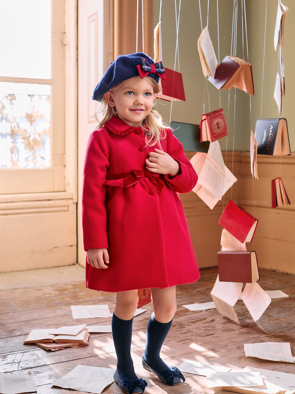 Mouflon coat with bow