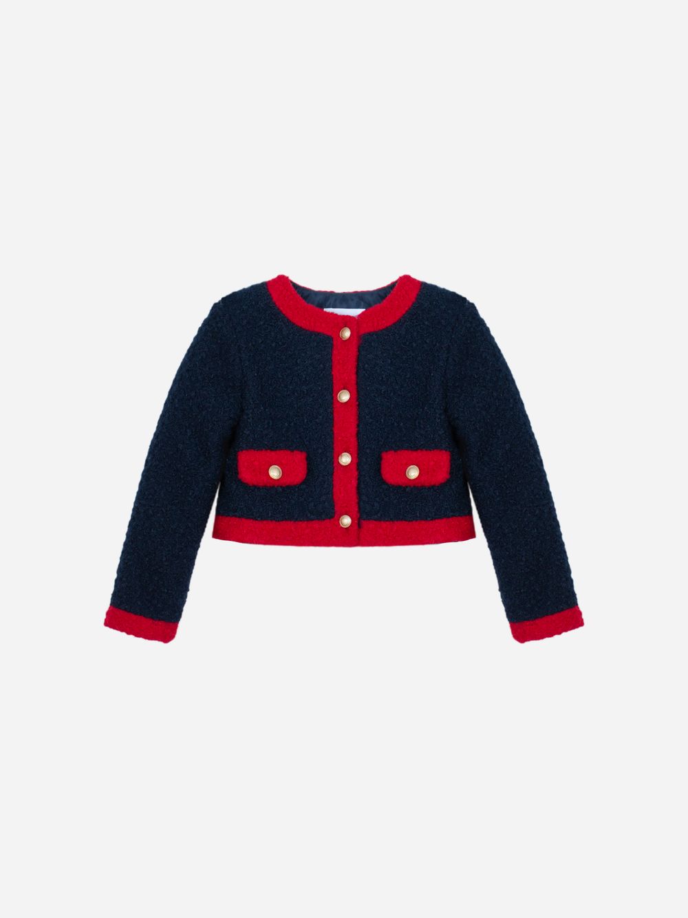 Marine jacket with red details