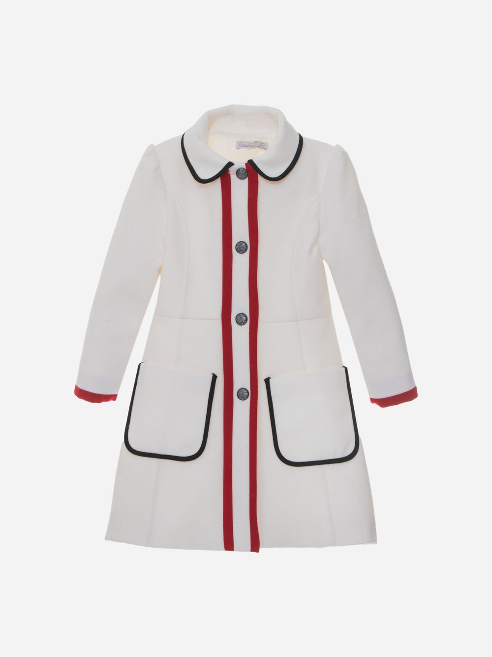  White flannel coat