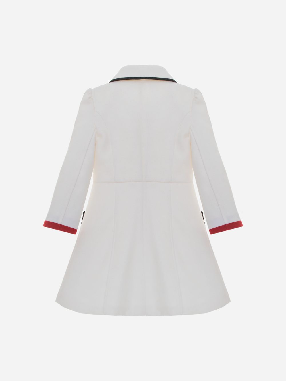  White flannel coat