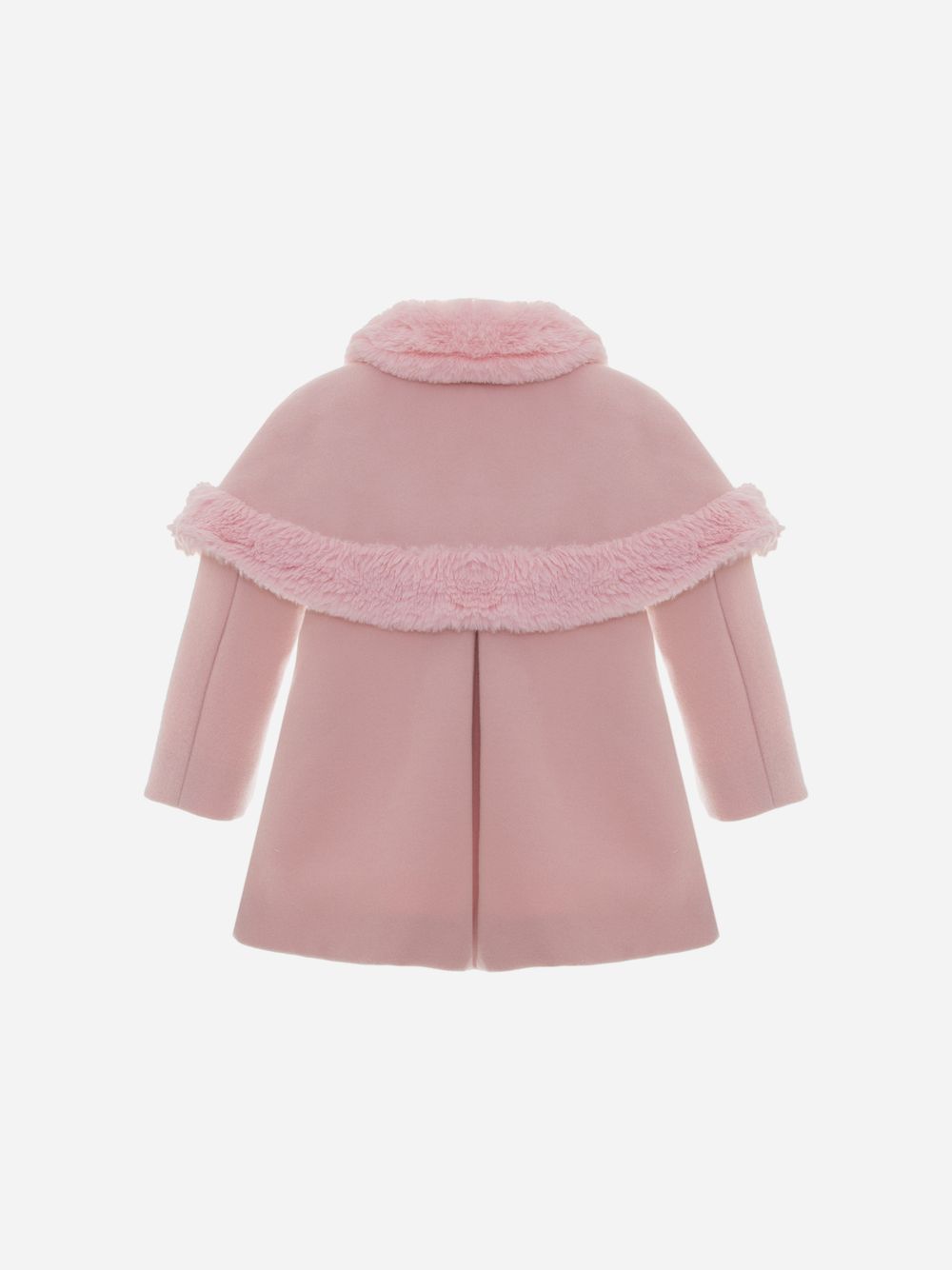 Pale Pink Flannel Coat 