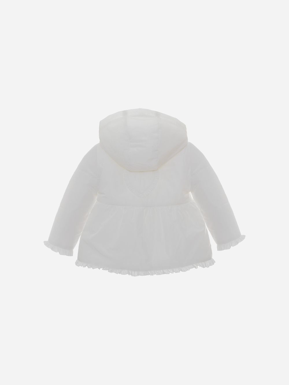 Microfibre waterproof jacket ecru