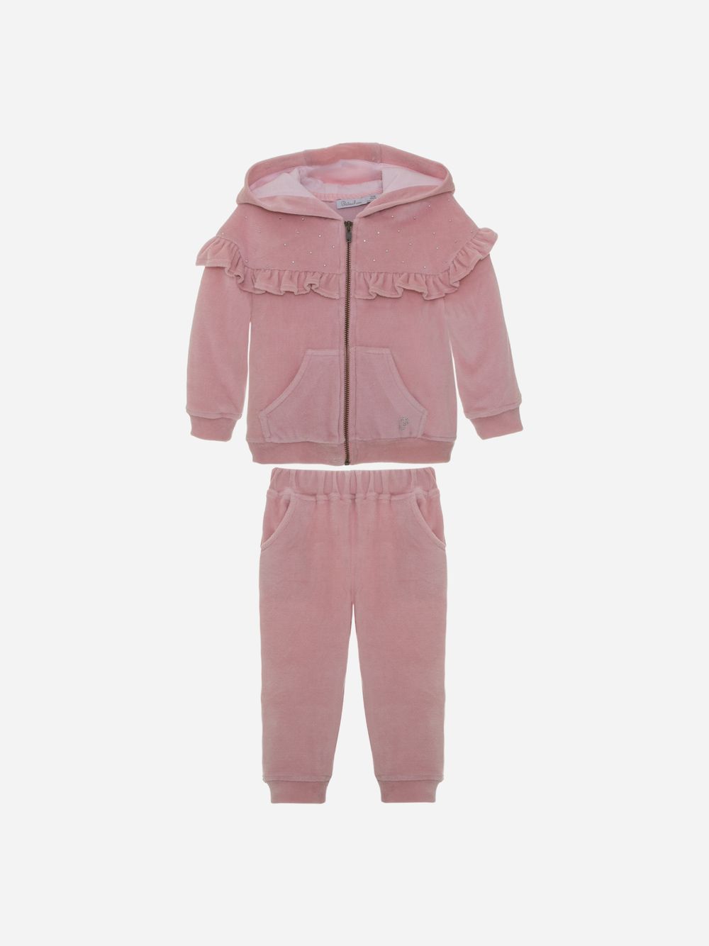 Pink Cotton Fleece Set