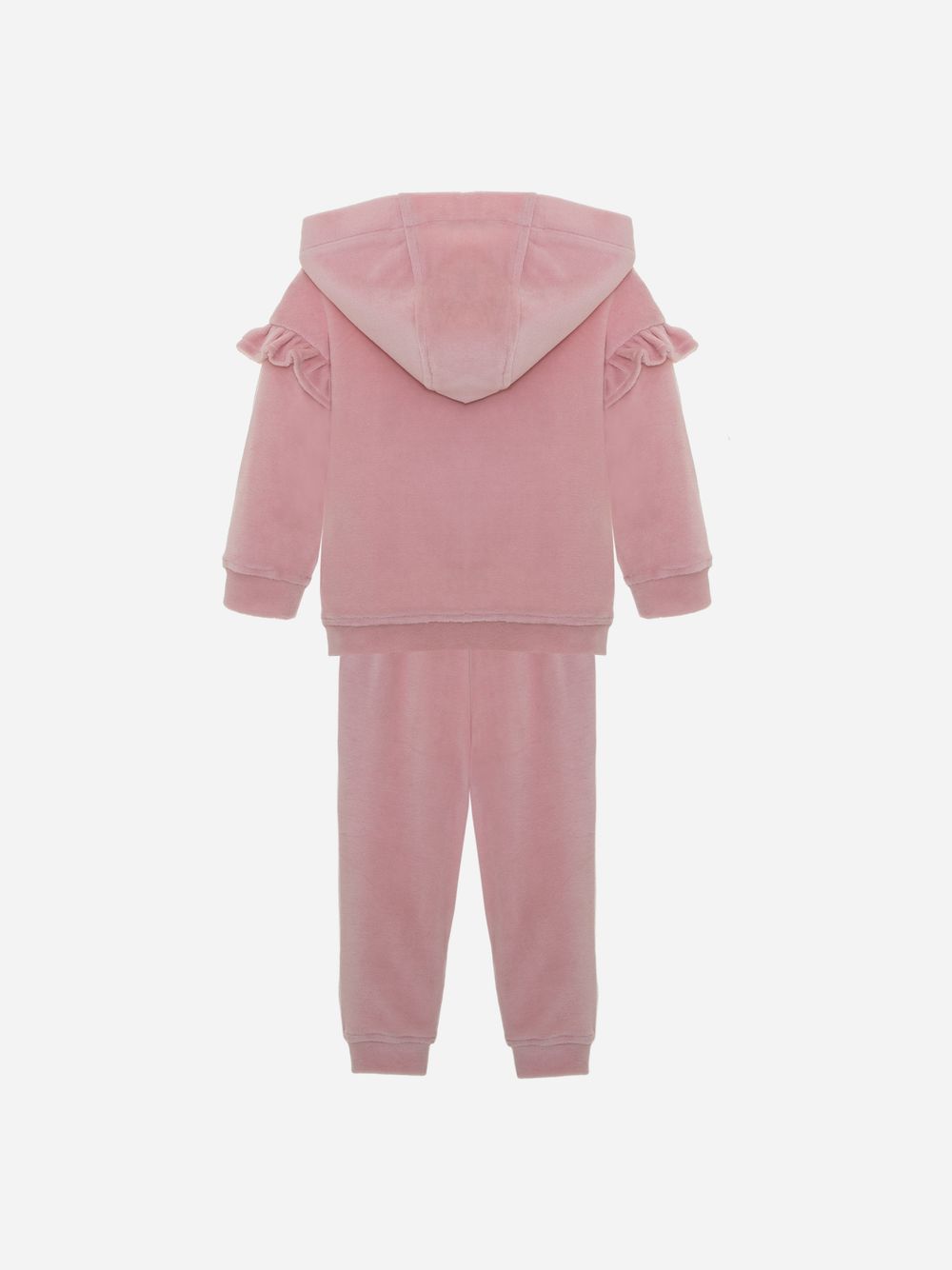 Pink Cotton Fleece Set