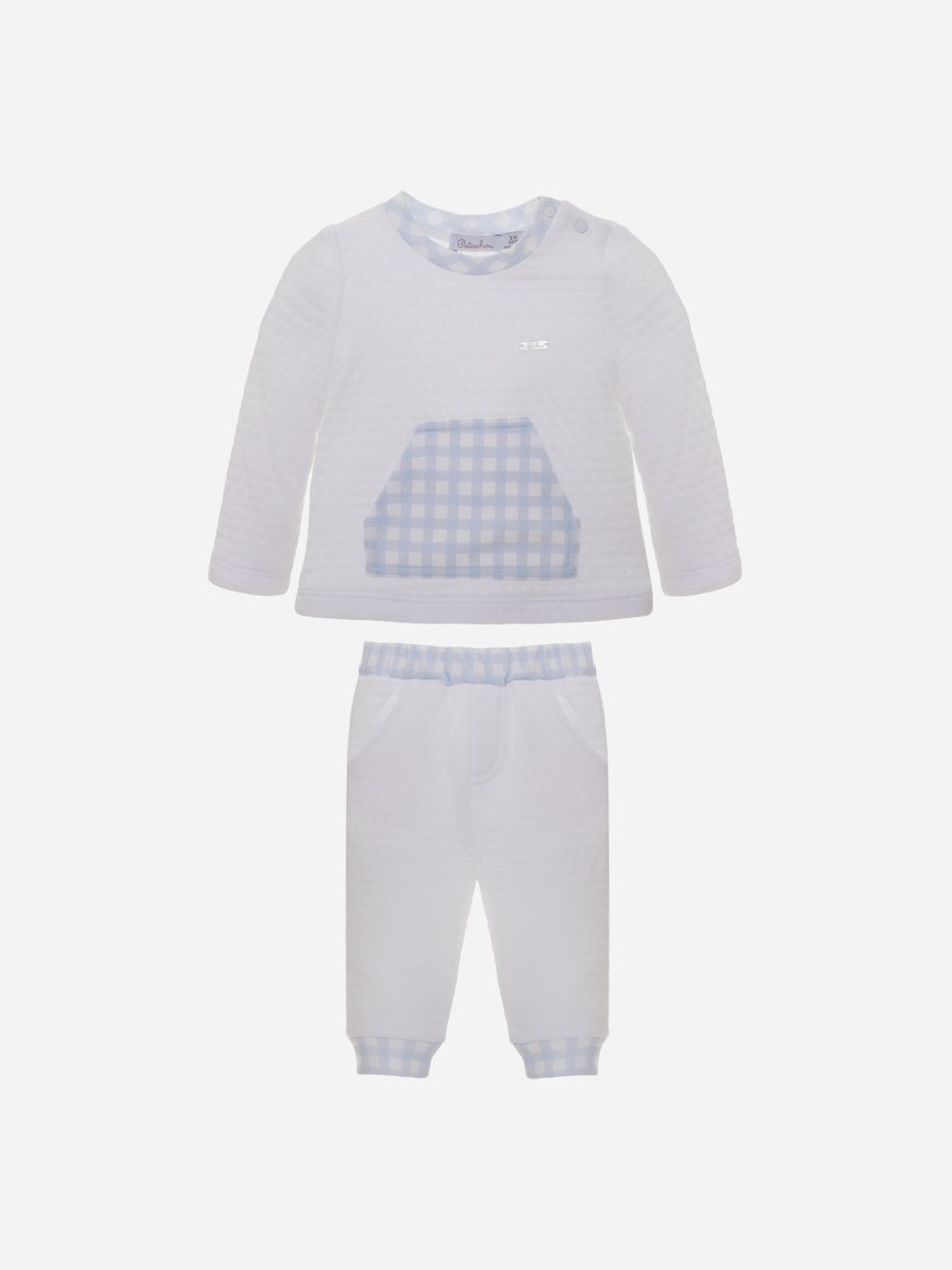 White set in double jersey and interlock