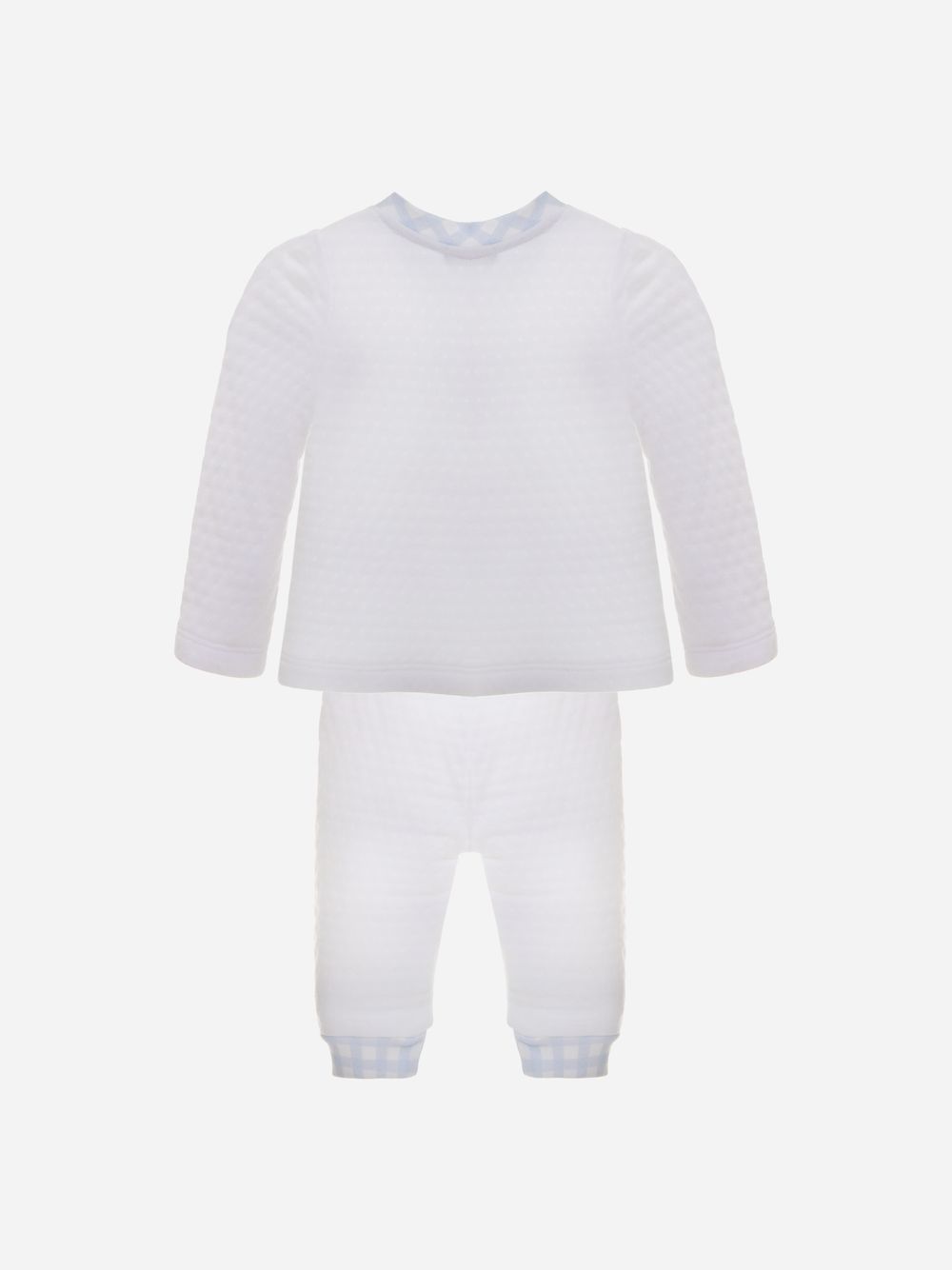 White set in double jersey and interlock