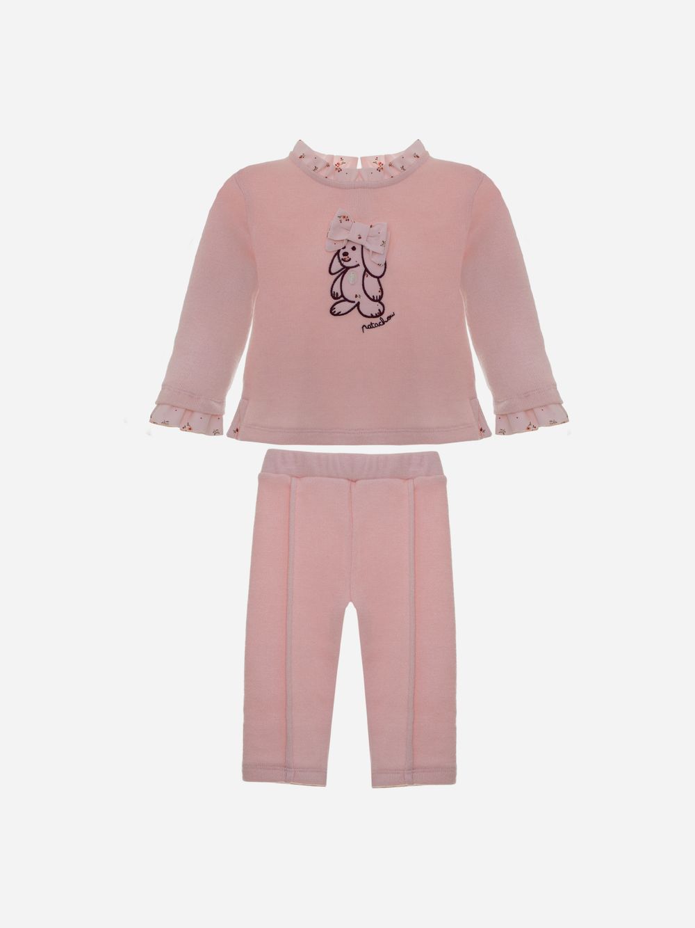 Pale Pink Knit Set 
