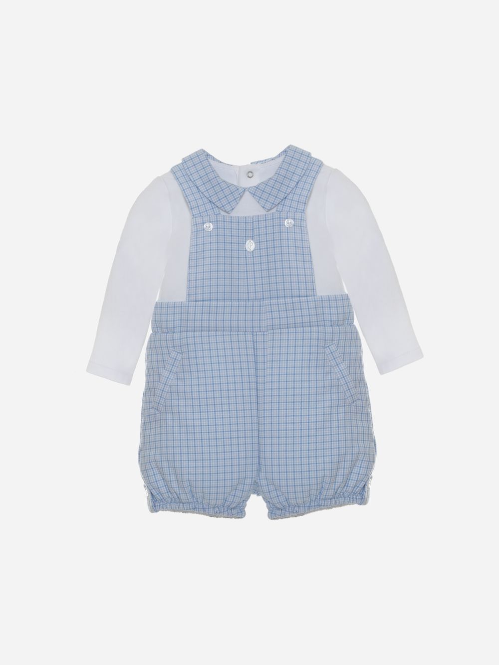 Blue jersey romper