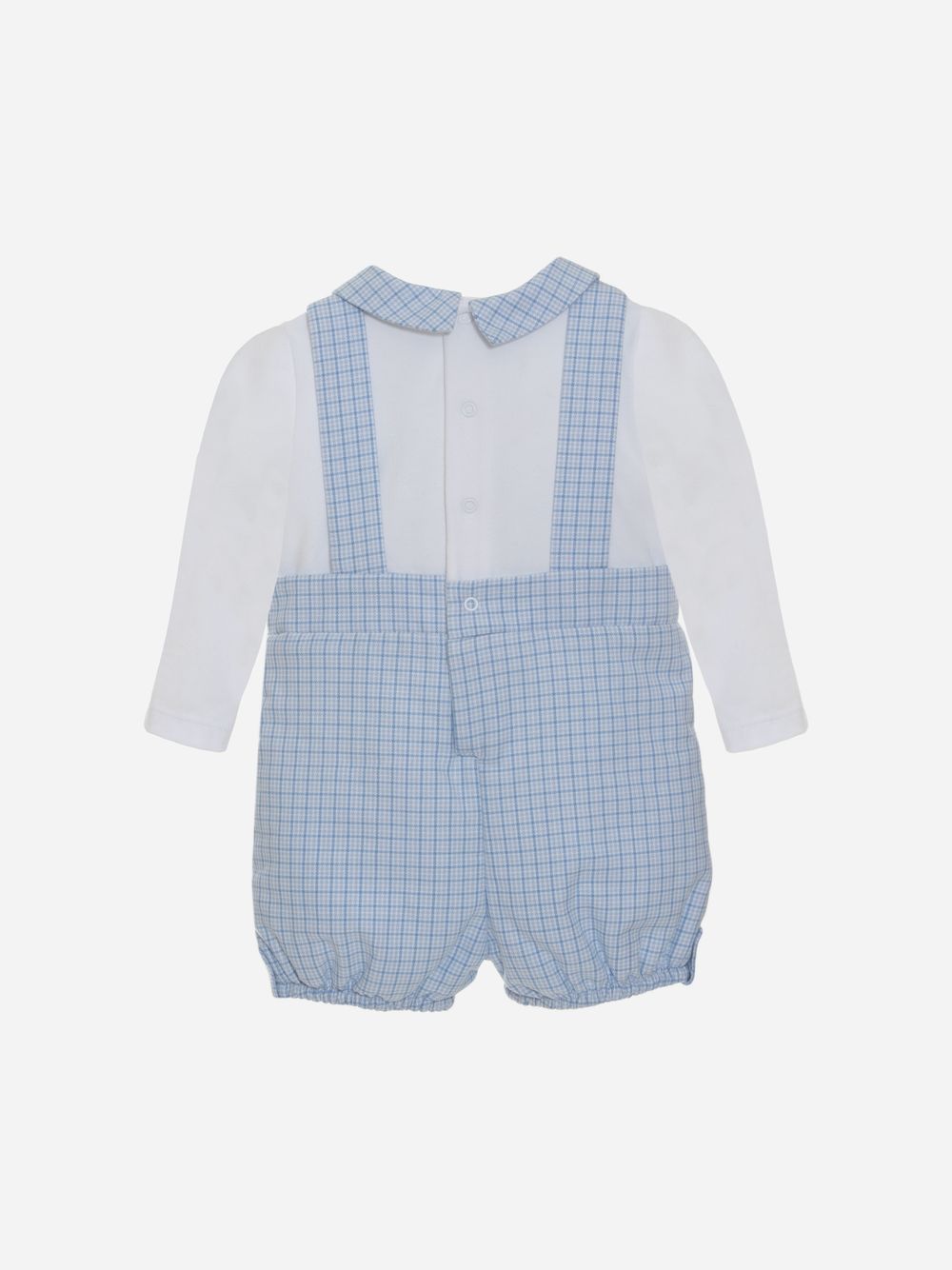 Blue jersey romper