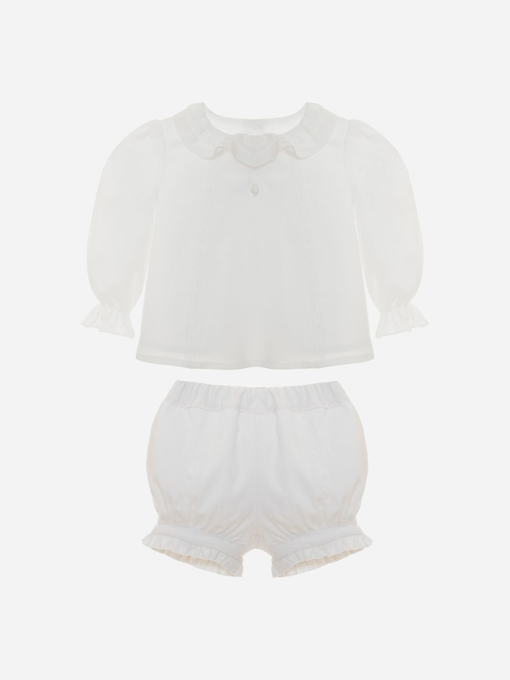 White Corduroy Set