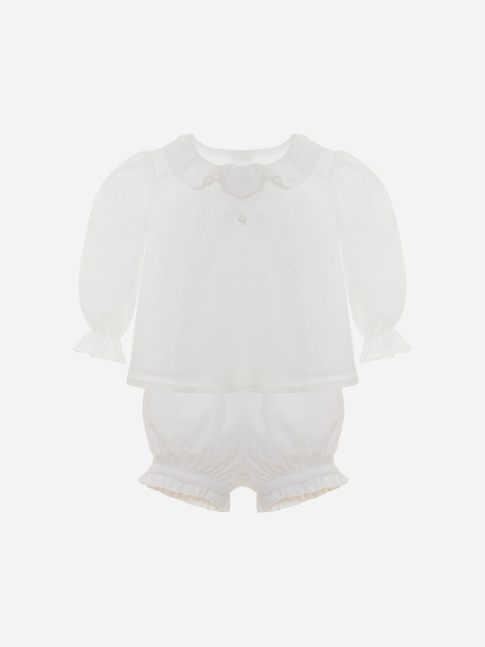White Corduroy Set