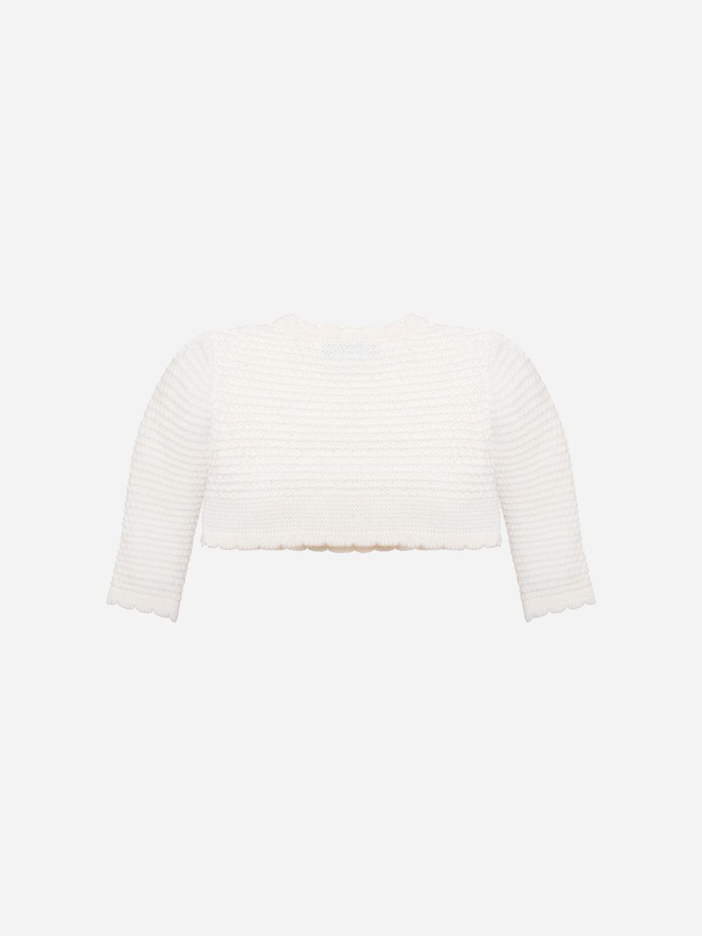 Girls coat in knit