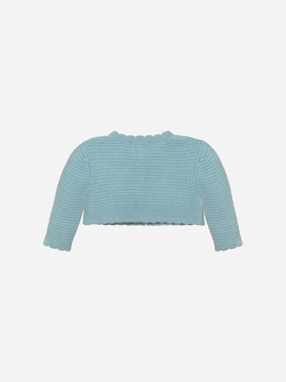 Girls coat in knit