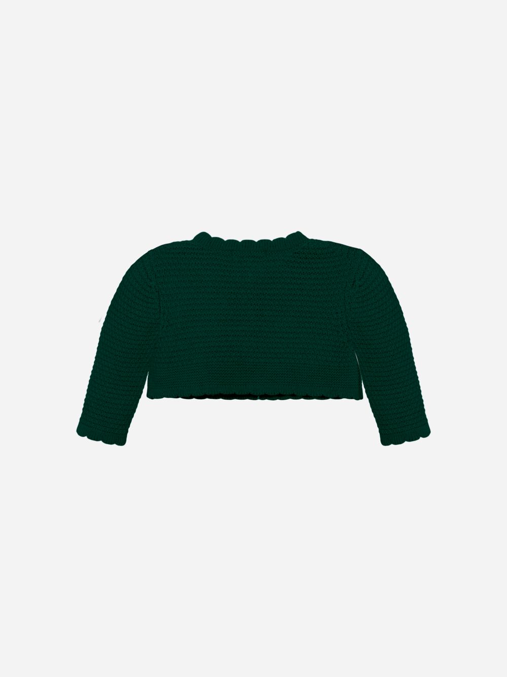 Girls coat in knit
