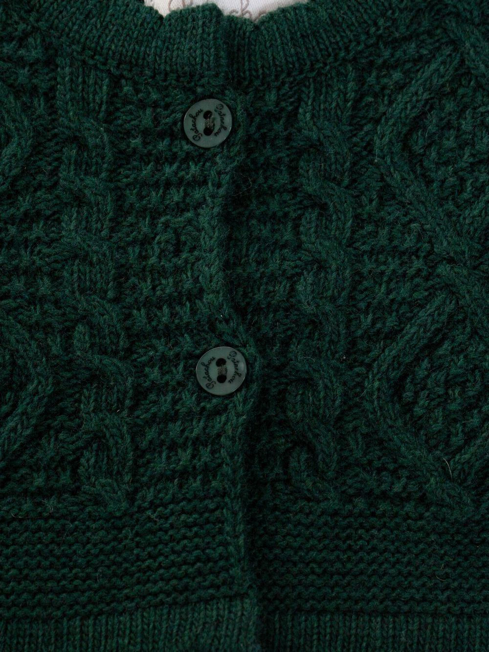 Girls coat in knit